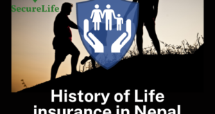 a picture which shows history of life insurance company in nepal